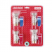 Комплект кранів для газового котла прямий KR. 1/2"х2, 3/4"х2 (KR.1323) Комплект кранів для газового котла прямий KR. 1/2"х2, 3/4"х2 (KR.1323)
