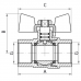 Кран кульовий GAS KR. 1/2" (KG.207)