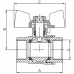 Кран кульовий KR. 1/2" (KR.217.G)