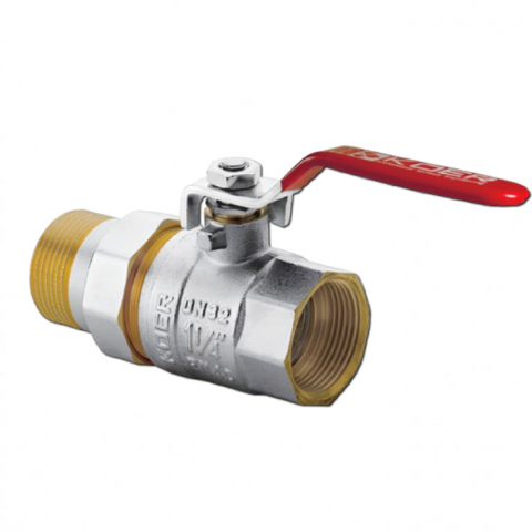 Кран кульовий з американкою KR. 1-1/4" ГШ Ручка (KR.229)