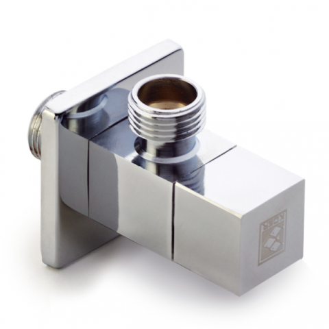 Кран з керамічним картриджем приладний KR. 1/2" х 1/2" (KR.512)