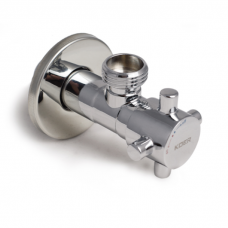 Кран з керамічним картриджем KR. 1/2" х 1/2" (KR.517) хром Кран з керамічним картриджем KR. 1/2" х 1/2" (KR.517) хром