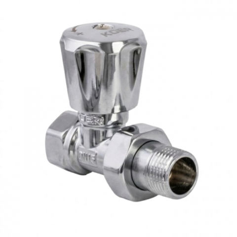 Вентиль KR. 1/2"х1/2" (KR.903.CHR) радіаторний