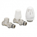 Комплект НН KR. 1/2"х3/4" (SET-15) для радіатора прямий з термоголовкою Комплект НН KR. 1/2"х3/4" (SET-15) для радіатора прямий з термоголовкою