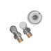 Комплект KR. 1/2" (SET-23) для радіатора з термоголовкою (клікове кріплення)