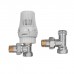 Комплект KR. 1/2" (SET-23) для радіатора з термоголовкою (клікове кріплення)
