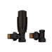 Комплект KR. 1/2"х1/2" (SET-24.BLACK) для радіатора з термоголовкою