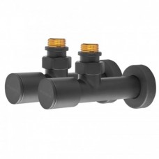 Кран KR.SET.535 BLACK подовжений кутовий