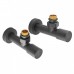 Кран KR.SET.535 BLACK подовжений кутовий