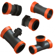 Фітинги для рукавів Lay Flat (LDPE)