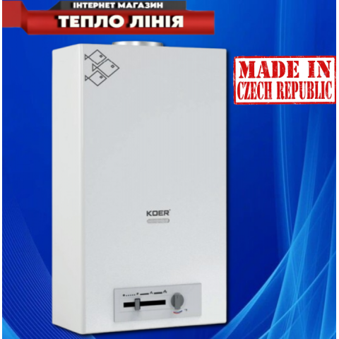 Газова колонка KWH.G-04-10 White (П'єзо)
