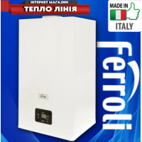 Газовий котел Ferroli DIVA D C 24 кВт (2-контурний димохідний)