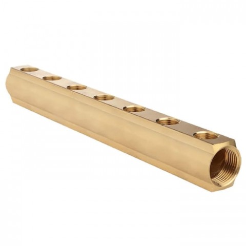 Балка колекторна FADO 1"х1/2" на 7 виходів (ВК07) Балка колекторна FADO 1"х1/2" на 7 виходів (ВК07)