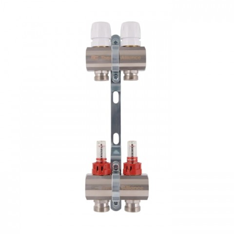 Колектор Thermo Alliance STANDART на 2 виходи (SD235W2) з витратомірами Колектор Thermo Alliance STANDART на 2 виходи (SD235W2) з витратомірами