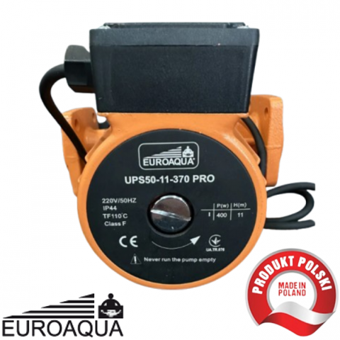 Циркуляційний насос EUROAQUA UPS PRO 50/11S-370 фланцевий (Польща)