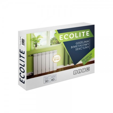 Біметалічний радіатор EcoLite 500/80 (Польща)