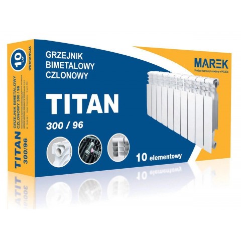 Біметалічний радіатор Marek Titan 300/96 (Польща)