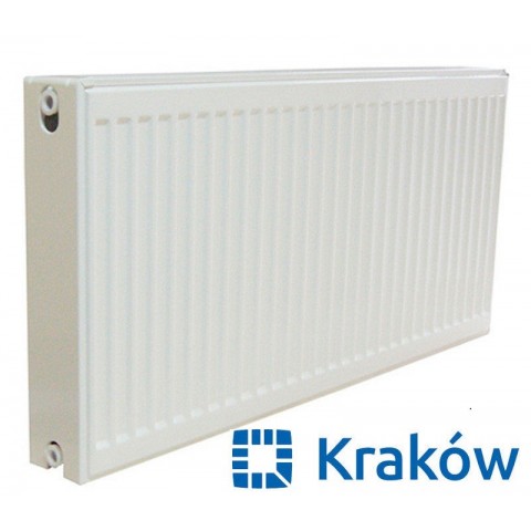Сталевий радіатор Krakow 22 тип 500/2000 (бічне підключення) Польща