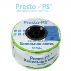 Емітерна стрічка Presto-PS "3D Tube" 7 mil 20 см-2,7 л (500 м) Емітерна стрічка Presto-PS "3D Tube" 7 mil 20 см-2,7 л (500 м)