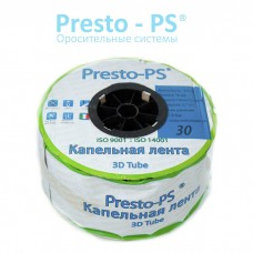 Емітерна стрічка Presto-PS "3D Tube" 7 mil 30 см-2,7 л (500 м) Емітерна стрічка Presto-PS "3D Tube" 7 mil 30 см-2,7 л (500 м)