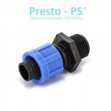 (MT-011734) З'єднання Presto-PS із зовнішньою різьбою 3/4" для крапельної стрічки (упаковка 100/1000) (MT-011734) З'єднання Presto-PS із зовнішньою різьбою 3/4" для крапельної стрічки (упаковка 100/1000)