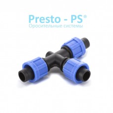 (ТТ-0117) Трійник затискний Presto-PS для крапельної стрічки (упаковка 50/350)