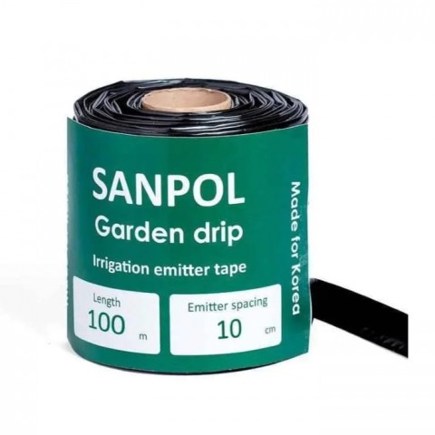 Емітерна крапельна стрічка Garden Drip 8 mill 10 см (100 м)