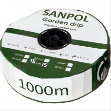 Емітерна крапельна стрічка Garden Drip 9mill 15 см (1000 м) Емітерна крапельна стрічка Garden Drip 9mill 15 см (1000 м)