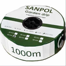 Емітерна крапельна стрічка Garden Drip 9mill 20 см (1000 м) Емітерна крапельна стрічка Garden Drip 9mill 20 см (1000 м)