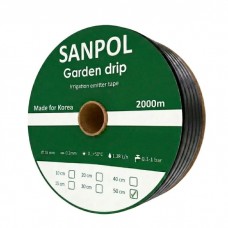 Емітерна крапельна стрічка Garden Drip 8 mill 50 см (2000 м) Емітерна крапельна стрічка Garden Drip 8 mill 50 см (2000 м)