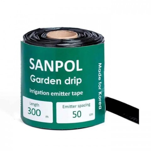 Емітерна крапельна стрічка Garden Drip 8 mill 50 см (300 м)