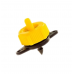 (Sl-015/2L) Крапельниця з компенсацією тиску 2л/год жовта (упаковка 100/1300)