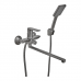 Змішувач для ванни ALEX 006 EURO Graphite (HB3997)