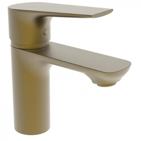 Змішувач для умивальника MILANO 001 BRUSHED GOLD (HB9619)