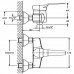 Змішувач для душу ZEON 003 (HB0407)
