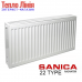 Сталевий радіатор Sanica 22 тип 300/500 ( бічне підключення) Туреччина