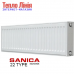 Сталевий радіатор Sanica 22 тип 300/1000 ( бічне підключення) Туреччина