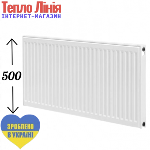 Сталевий радіатор Teknik 11 тип 500/1000 (бічне підключення) Україна