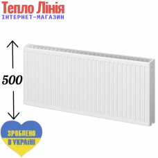Сталевий радіатор Teknik 22 тип 500/1400 (бічне підключення) Україна
