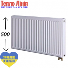 Сталевий радіатор Teknik 22 тип 500/2000 (нижнє підключення) Україна