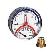Термоманометр Giacomini. 20° ÷ 120°C. 0 ÷ 6 bar. Термоманометр Giacomini. 20° ÷ 120°C. 0 ÷ 6 bar.