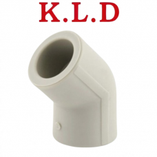 Поліпропіленове коліно K.L.D 20х45°