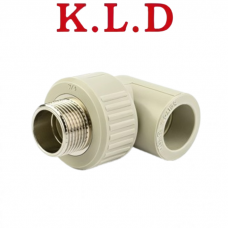 Коліно з зовнішньою різьбою K.L.D (КРН) 25х1/2"