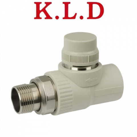 Кран радіаторний TERMO прямий K.L.D 25х3/4"