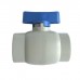 Кран кульовий міні Kalde 20 blue