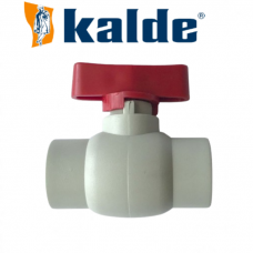 Кран кульовий міні Kalde 25 red