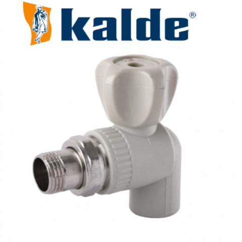 Кран радіаторний кутовий Kalde (КБУ) 25х3/4"