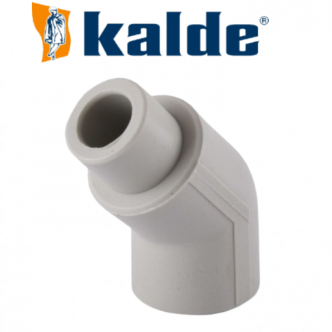 Поліпропіленове коліно Kalde 25х45° в/н