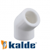Поліпропіленове коліно Kalde White 25х45°