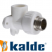 Настінне коліно з зовнішньою різьбою Kalde White 20х1/2"